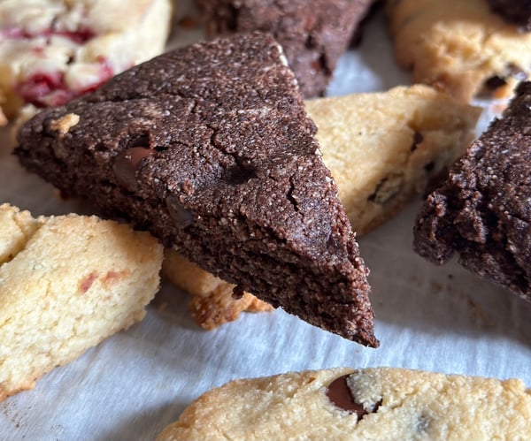 Double Chocolate Chip, 8 scones